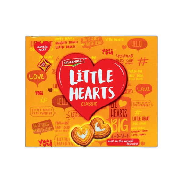 Britannia Little Hearts 10 x 50.5 g