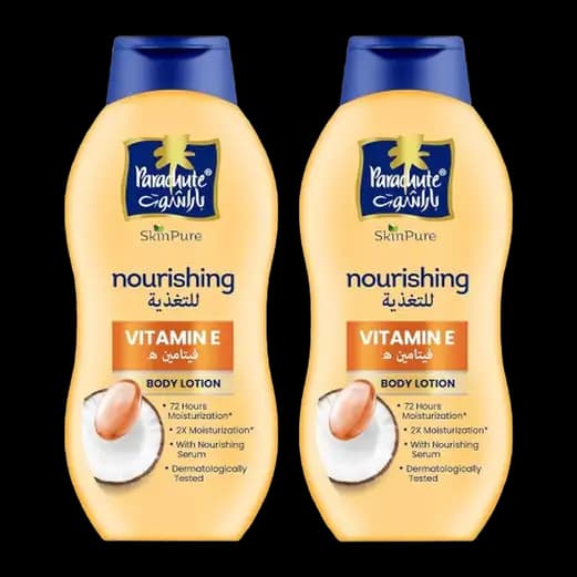 Parachute Body Lotion Vitamin E 400 ml x 2