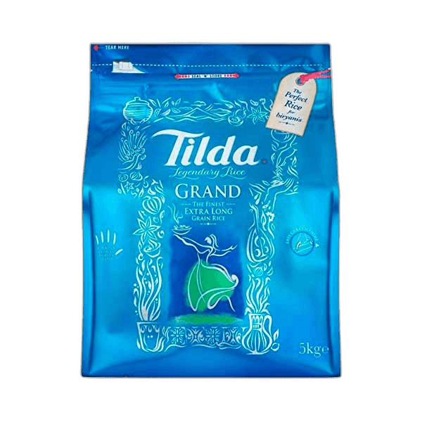 Tilda Long Grain Basmati Rice, 5kg