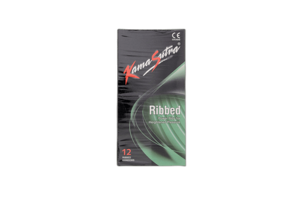 Kamasutra Ribbed Condoms 12 Pack