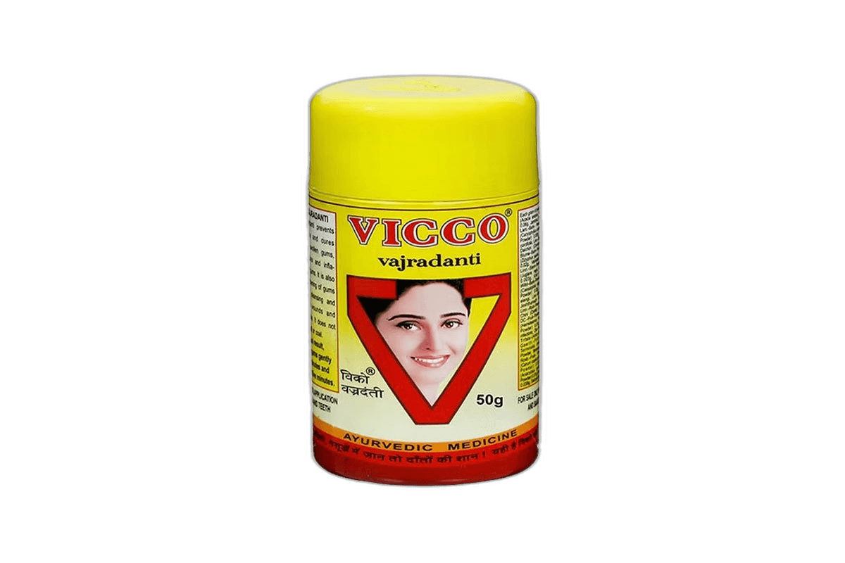 Vicco Vajradanti Herbal Tooth Powder, 50g