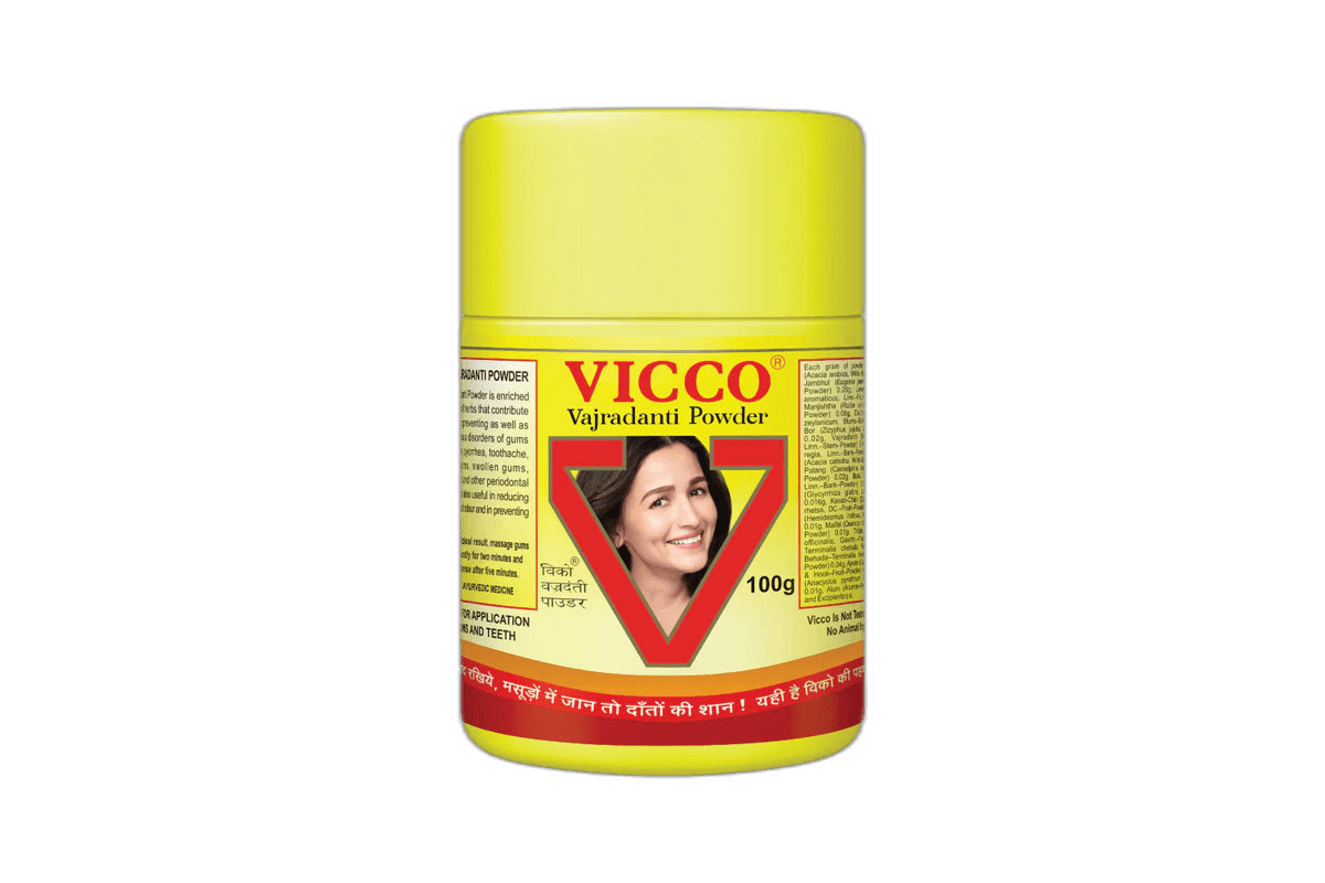 Vicco Vajradanti Herbal Tooth Powder 100 g