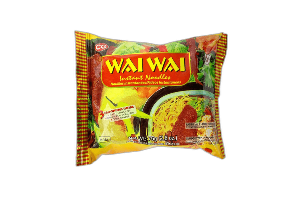 Wai Chicken Flavour Noodles, 75g