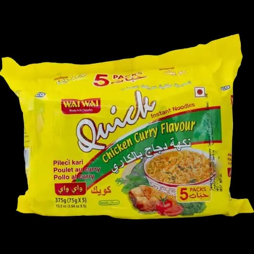 Wai Wai Chicken Curry Noodles 75 g x 5