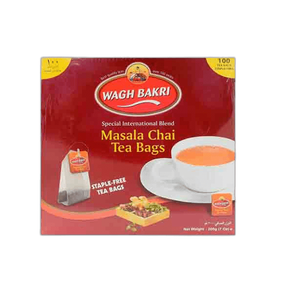 Wakh Bakri Masala Tea Bags 100 Pack