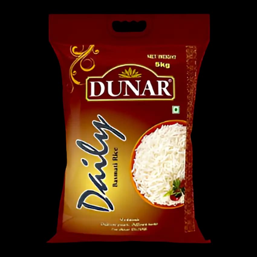 Dunar Daily Basmati Rice, 5kg