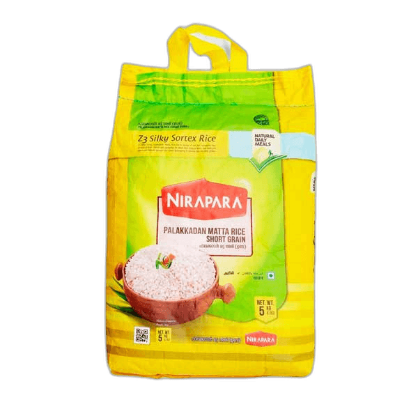Nirapara Silky Sortex Matta Rice Short Grain, 5kg