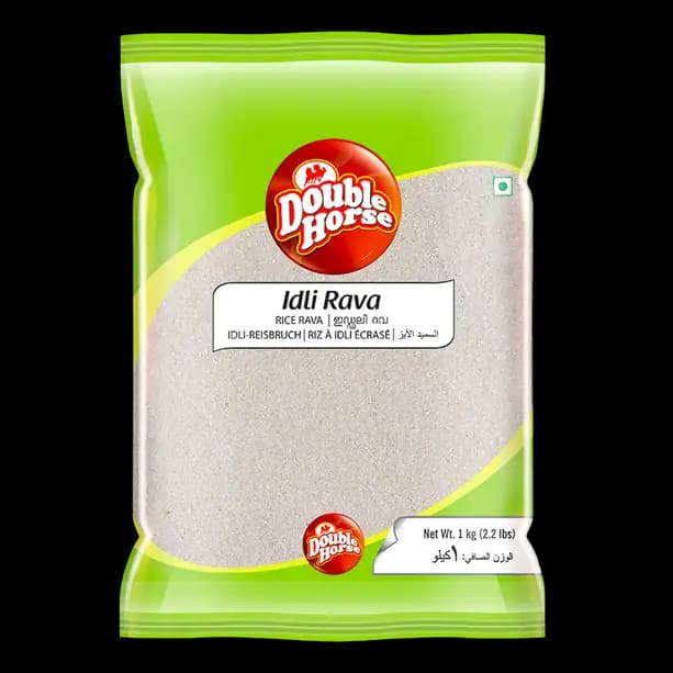 Double Horse Iddley Rava, 1kg