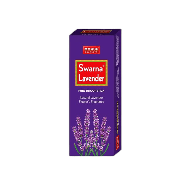 Moksh Swarna Lavender Pure Dhoop Sticks