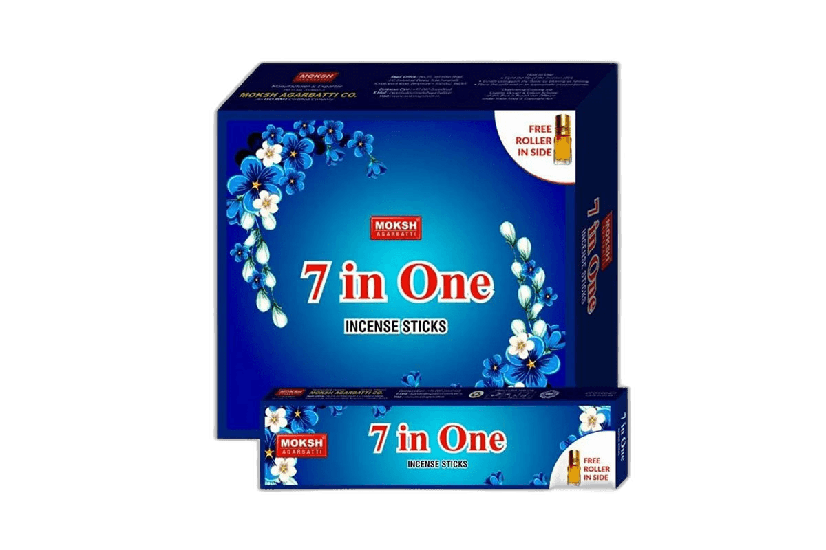 Moksh Agabatti Seven Stars 7 in 1