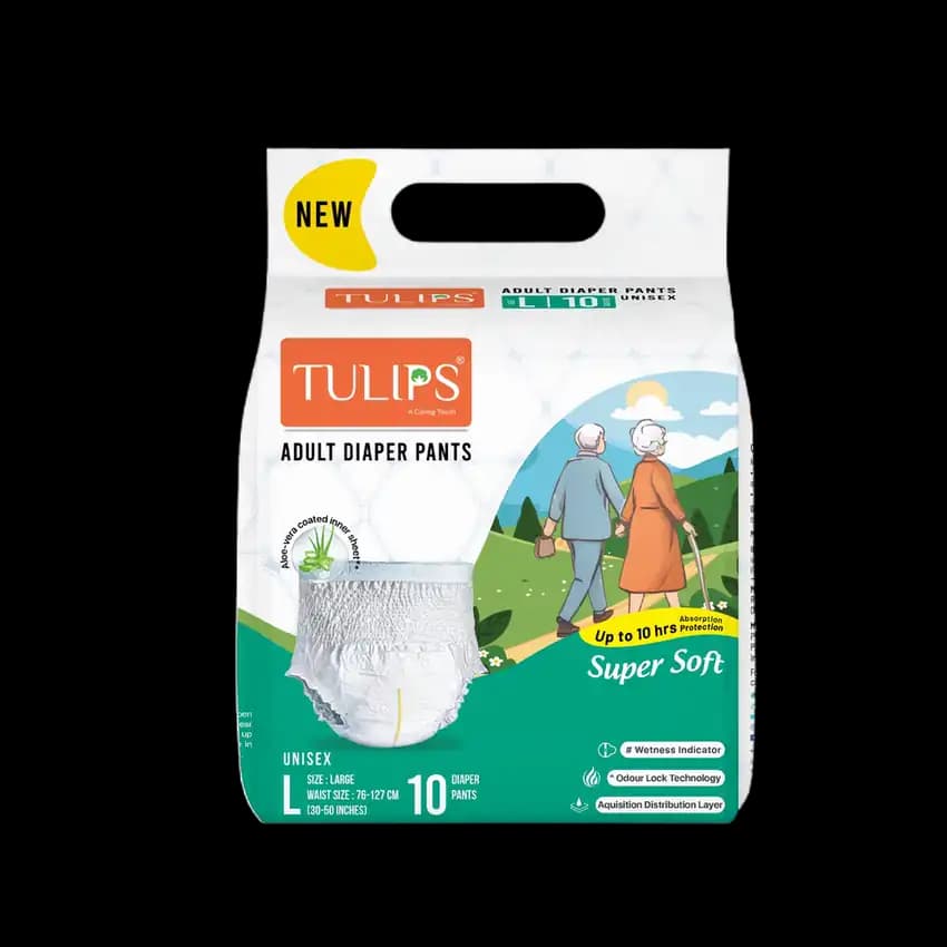 Tulips Adult Diaper Pants (L)