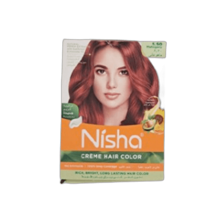 Nisha Cream Hair Colour Mahagony 20 g + 20 ml