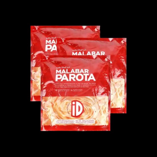 iD Natural Malabar Parota 400 g x 3