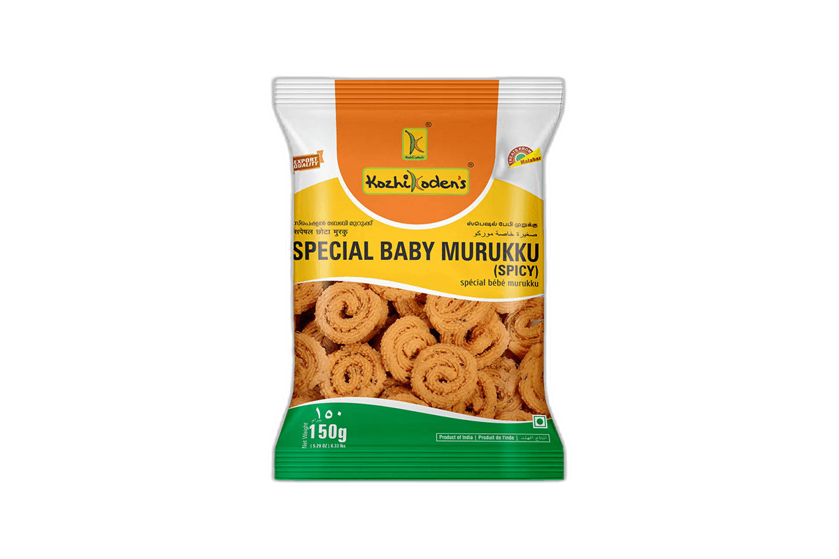 Kozhikodens Baby Murukku Spicy 150 g