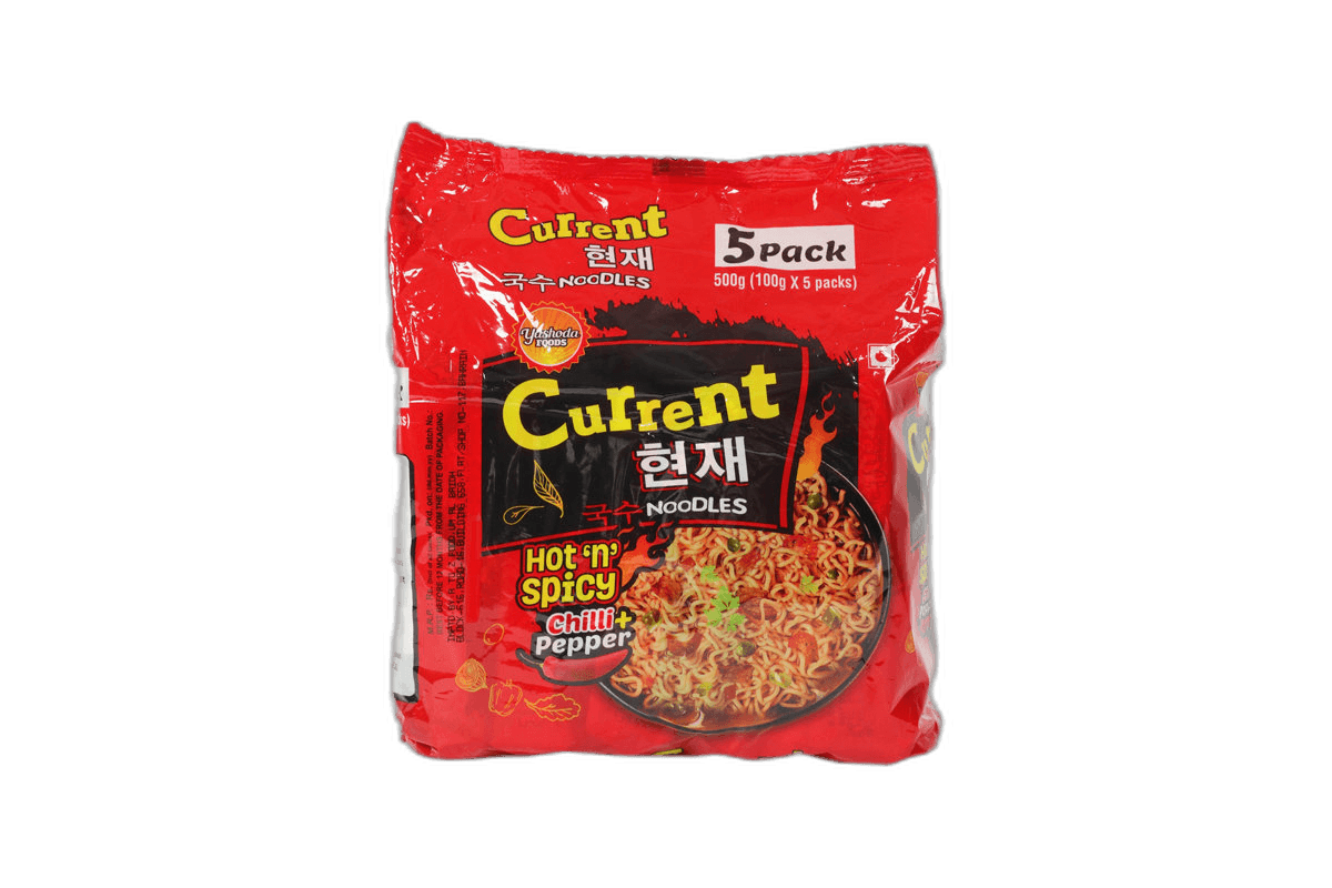 Current Noodles Hot N Spicy, 100g x5
