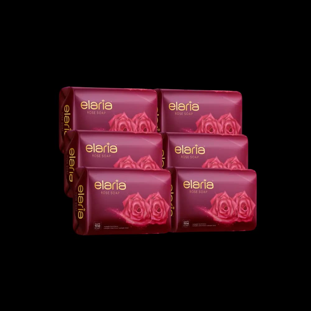Elaria Rose Soap 6 x, 125g