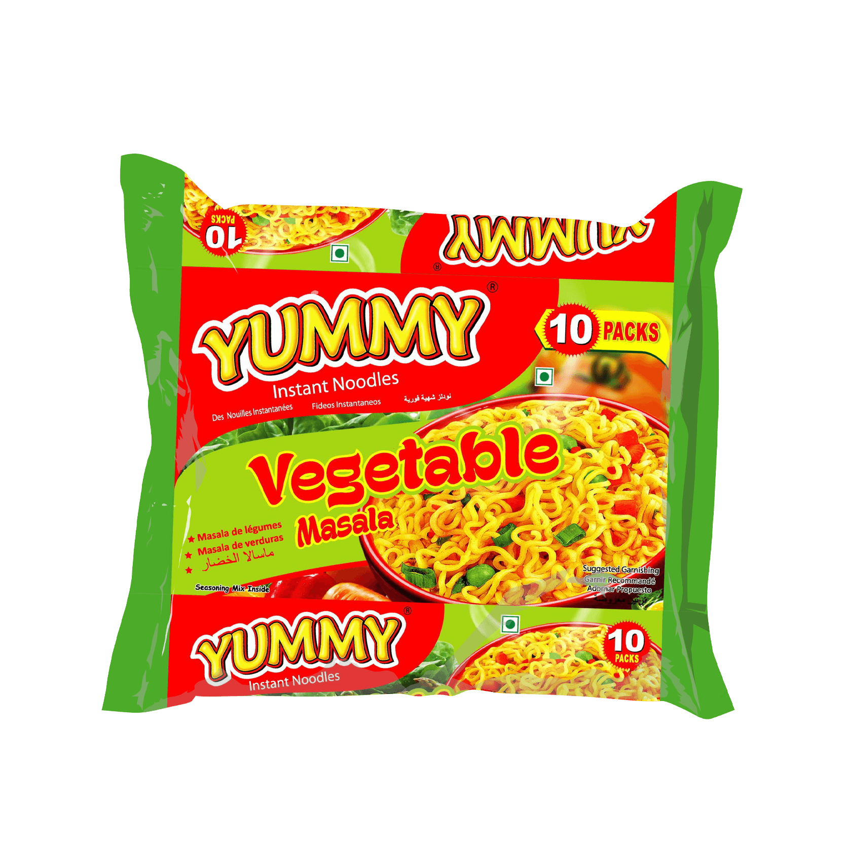 Yummy Noodles Vegetable Masala 10 Pack X, 60g