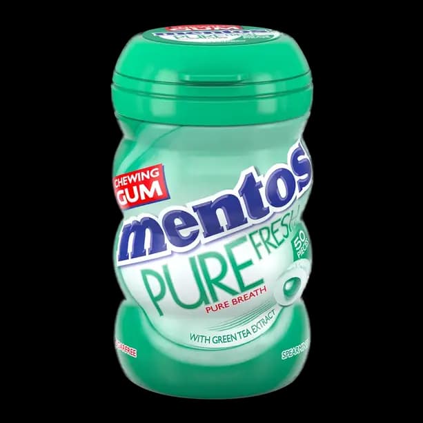 Mentos Pure Fresh Spearmint Chewing Gum 87.5g