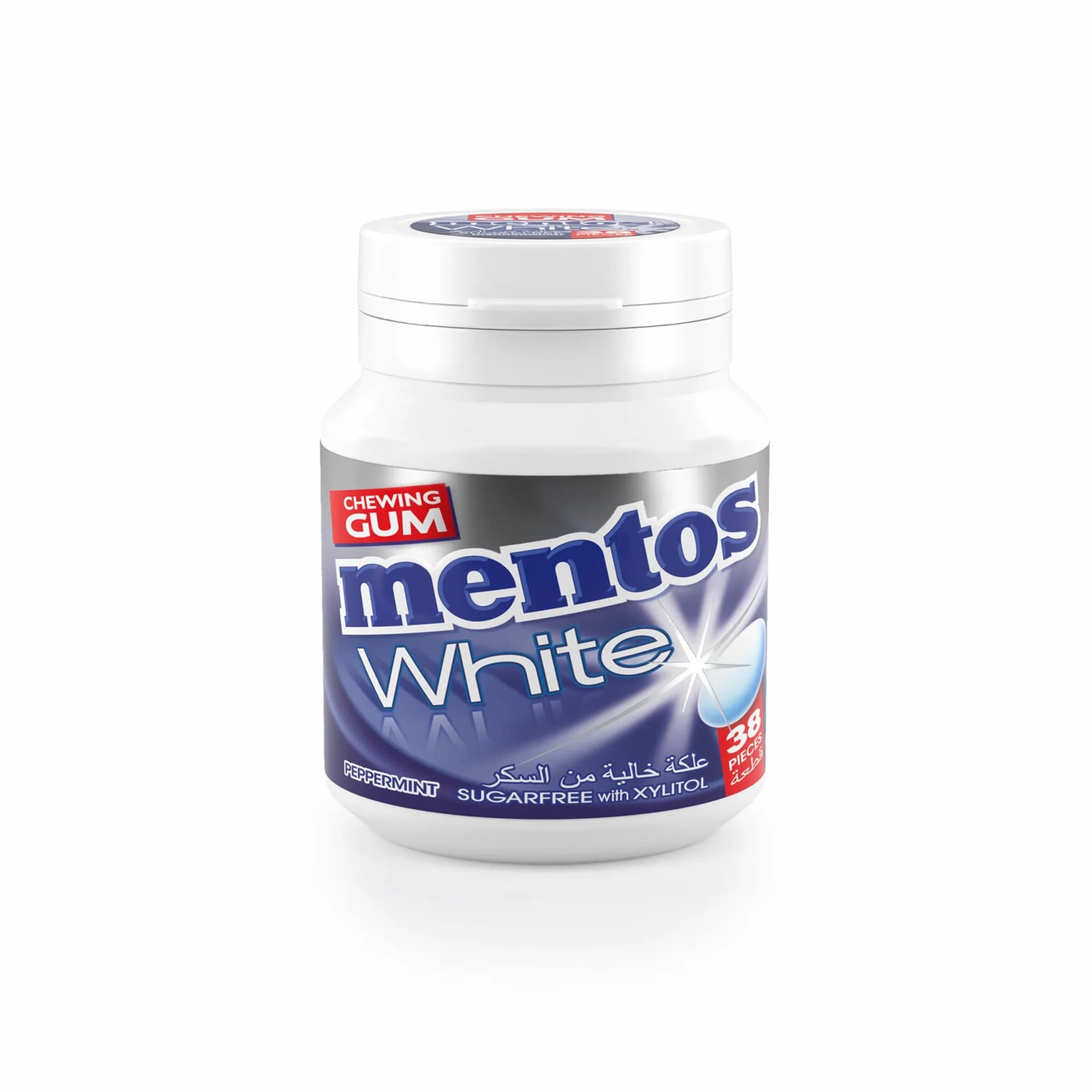 Mentos Gum Bottle Peppermint 54 g