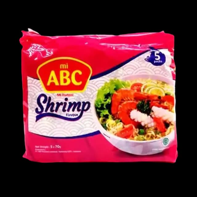 ABC Shrimp Soup Instant Noodles 70 g x 5