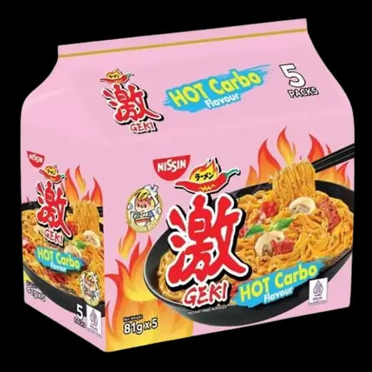 Nissin Geki Hot Spicy Noodles 74 g x 5
