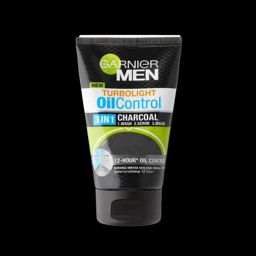 Garnier Oil Control 3 in 1 Charcoal FW, 100ml-Ind