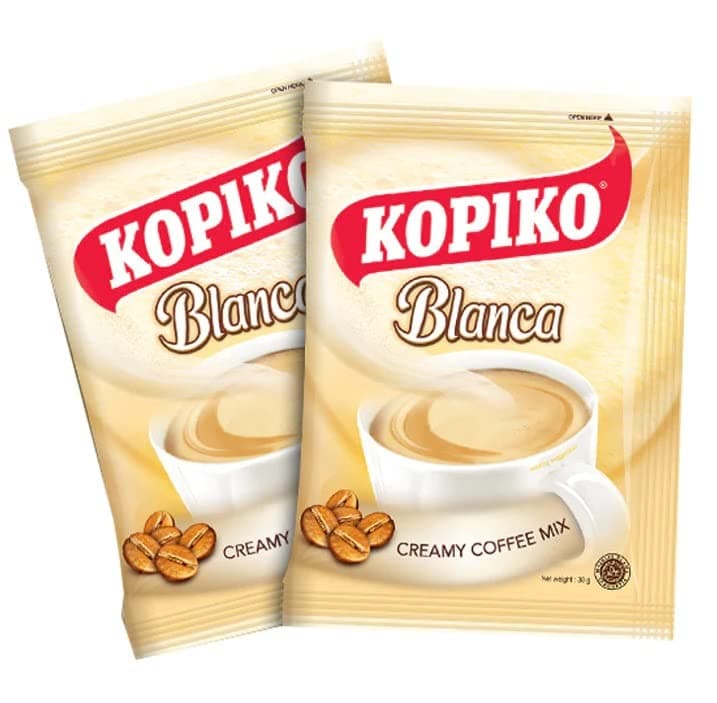 Kopiko Blanca Coffee 3in1 Bag, 30g