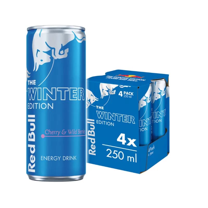 Redbull Enrgy Drink Cherry with Berries 4 x 250 ml