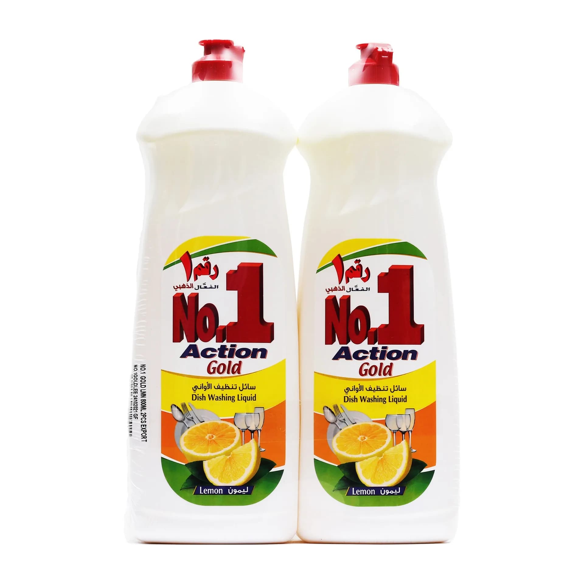 No.1 Action Gold Dish Wash Liquid 2 x 800 ml
