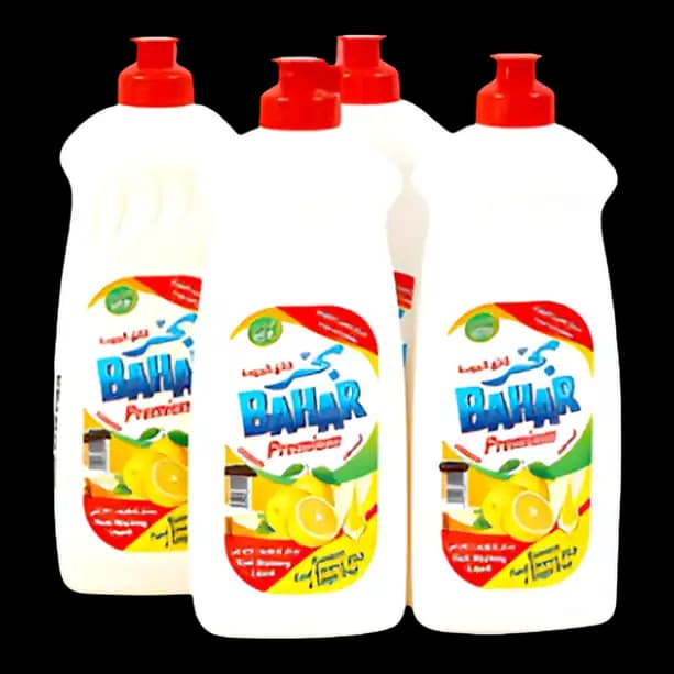 Bahar Dish Wash Liquid Lemon 4 x, 400ml