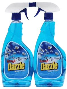 Bahar Dazzle Window Glass Cleaner 2 x 650ml
