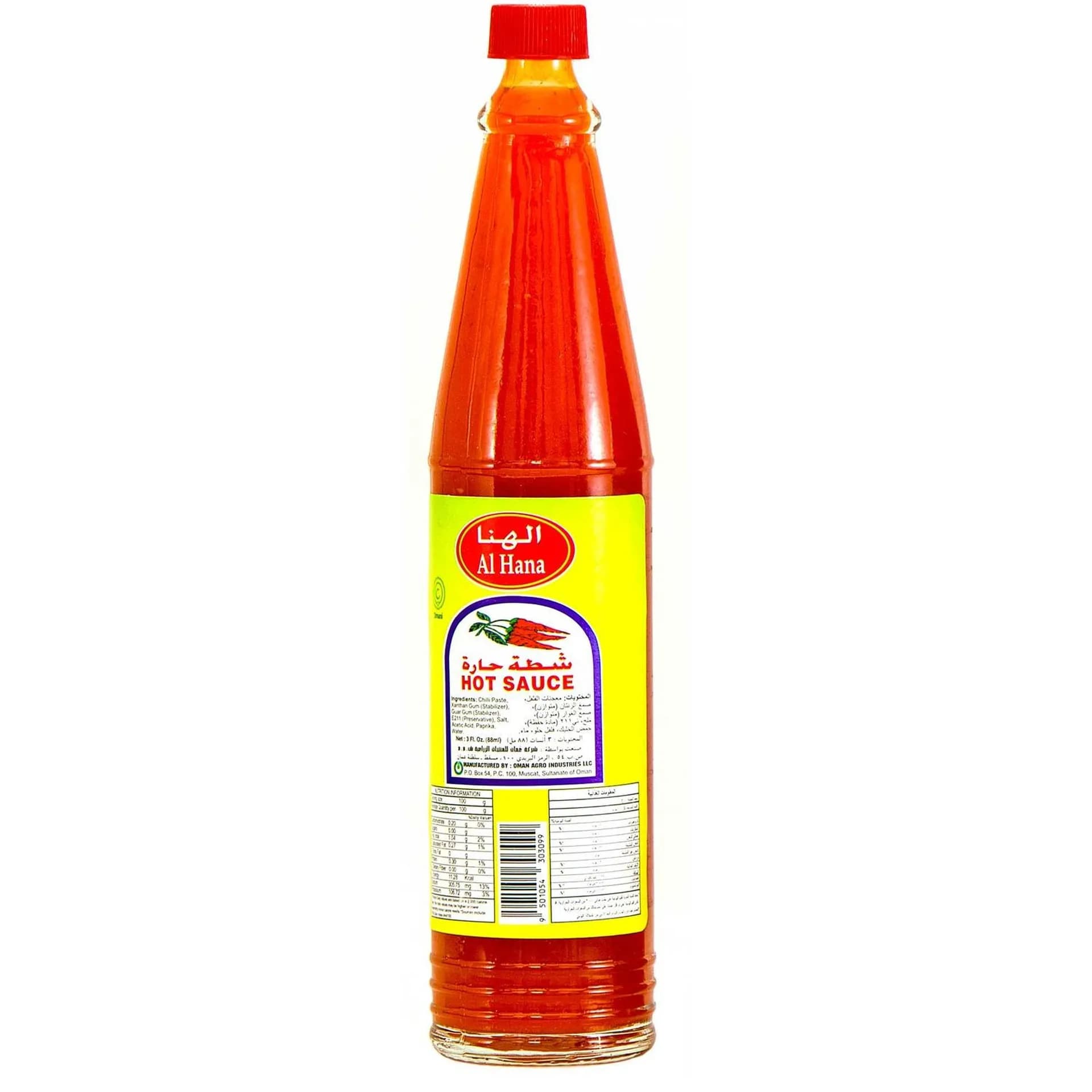 Al Hana Hot Sauce, 88ml