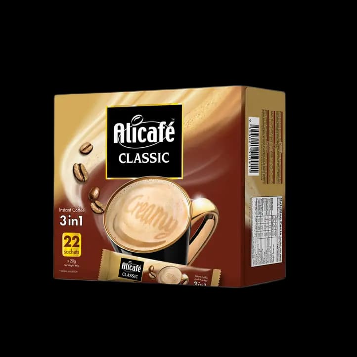 Alicafe Classic 3in1 Coffee Sachet 22 x, 20g