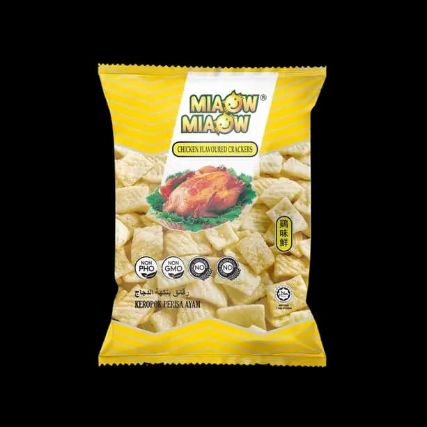 Miaow Chicken Flavoured Crackers, 50g