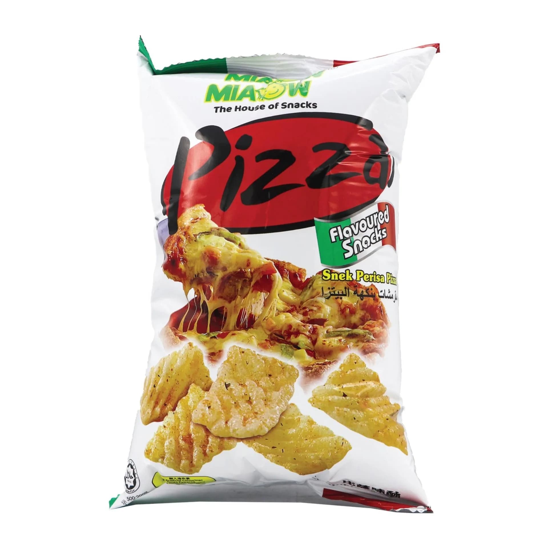 Miaow Pizza Flavoured Snacks 50 g