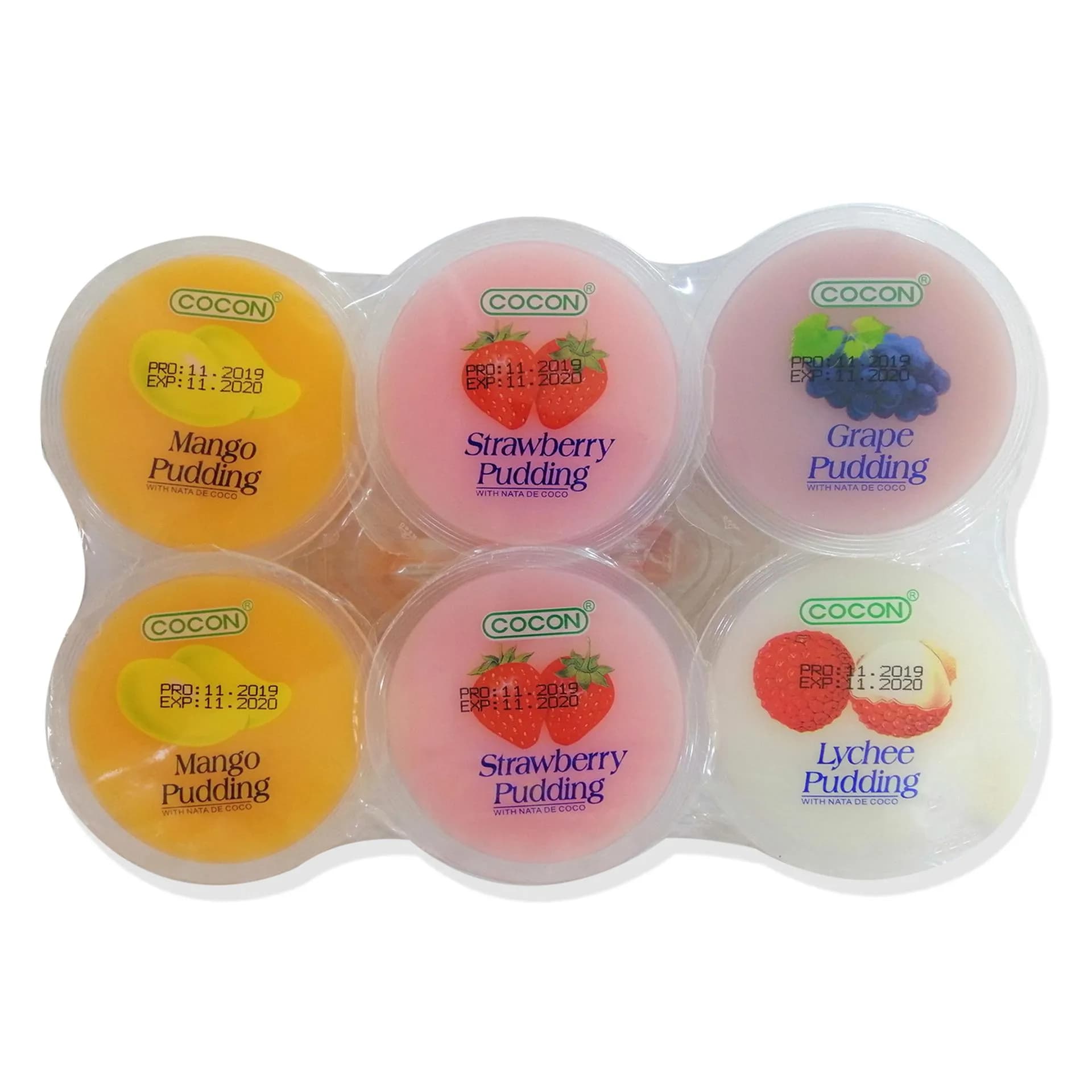 Cocon Pudding Ast 6 x 118 g