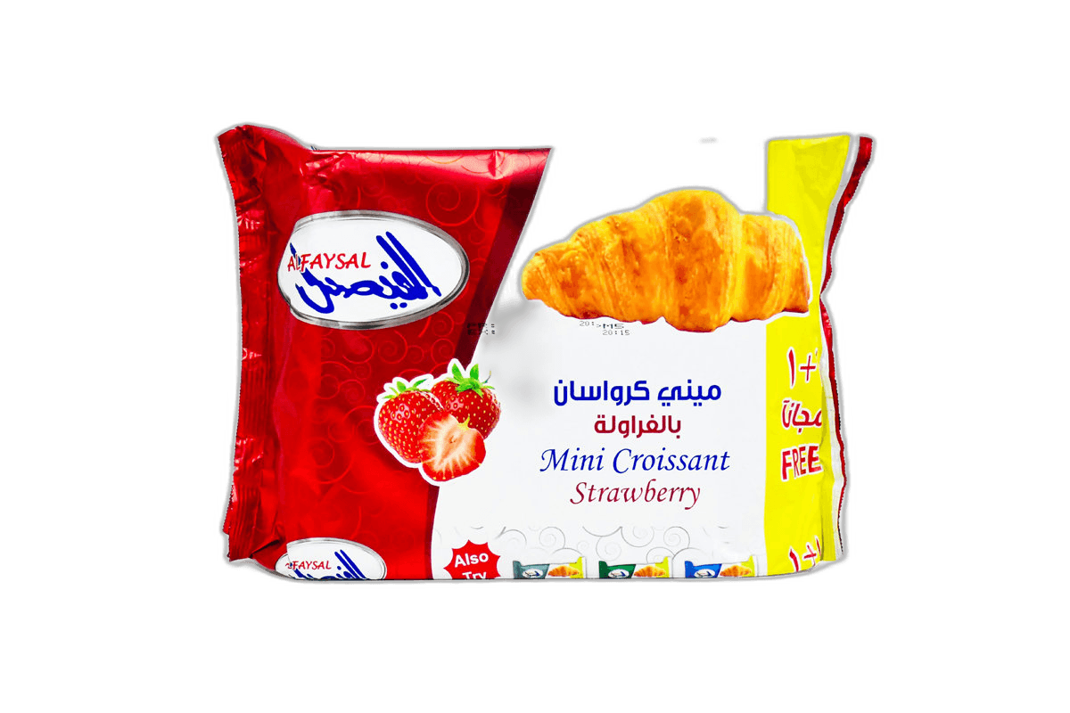 Al Faysal Mini Croissant Strawberry 25 g