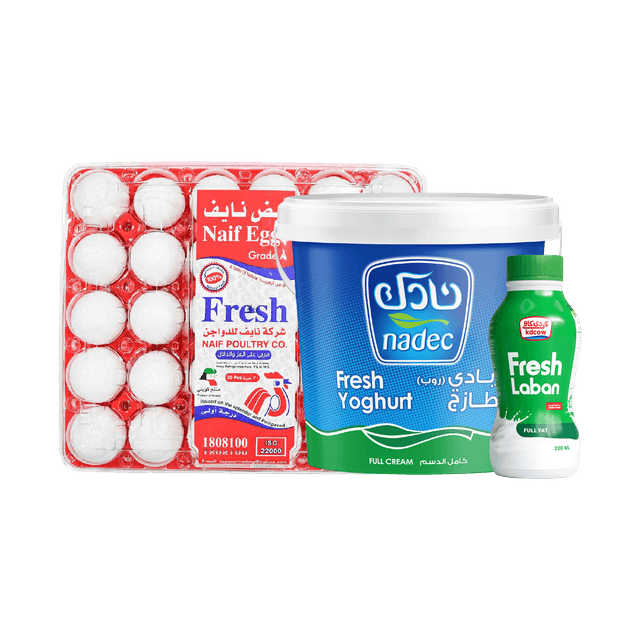 ألبان وبيض