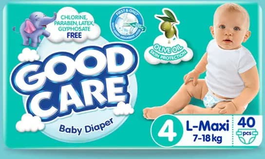 Goodcare Baby Diaper Large 7-, 18kg 40s