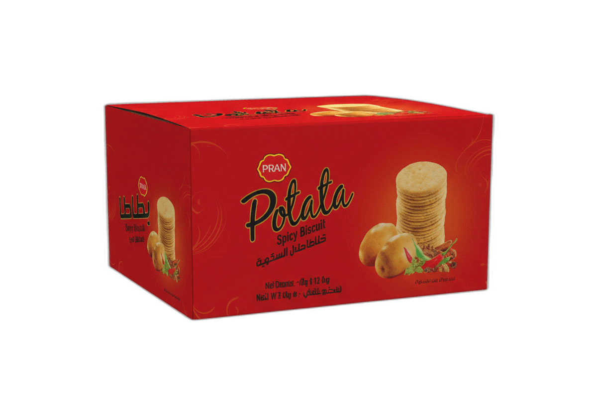 Pran Potata Spicy Biscuit 6 x 50 g
