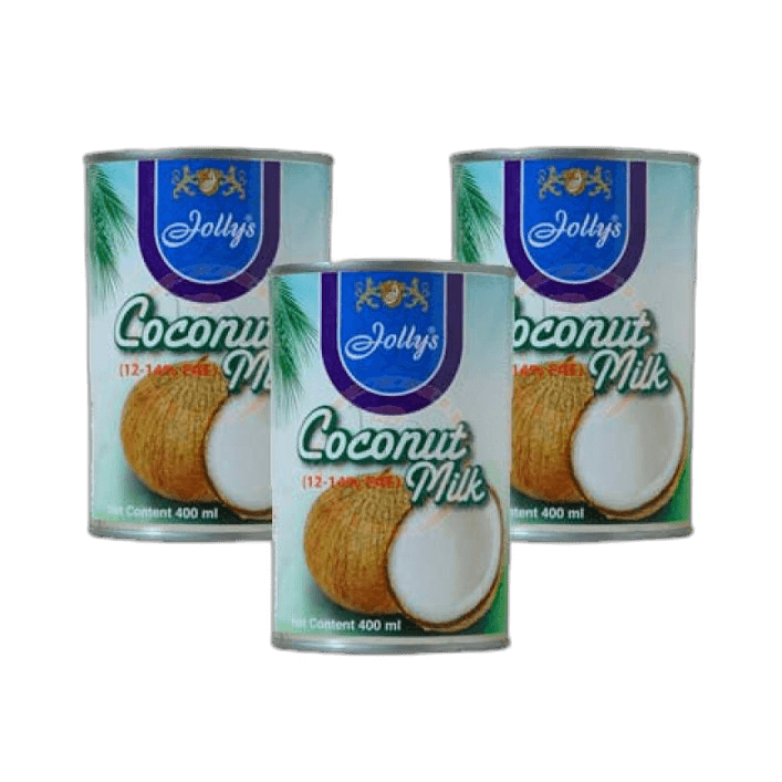 Jollys Coconut Low Fat Milk 3 x 400 ml