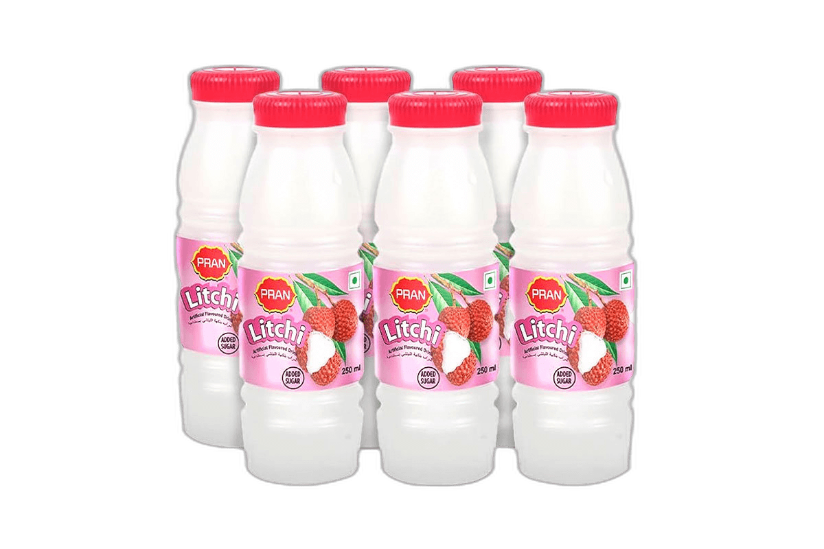 Pran Litchi Juice 6 x 250 ml