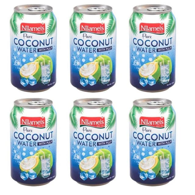 Nilamels Coconut Water with Pulp 6 x 330 ml