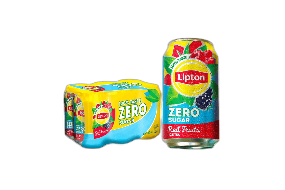 Lipton Ice Tea Red Fruitz Zero Sugar 320 ml x 6 pcs