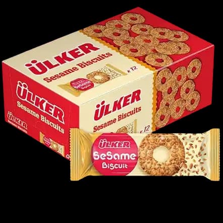 Ulker Sesame Biscuit 58 g x 12