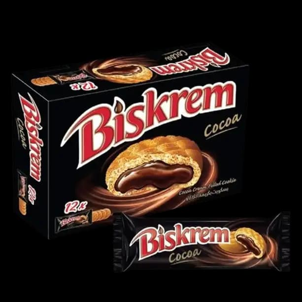 Ulker Biskrem with Cocoa Cream 36 g x 12