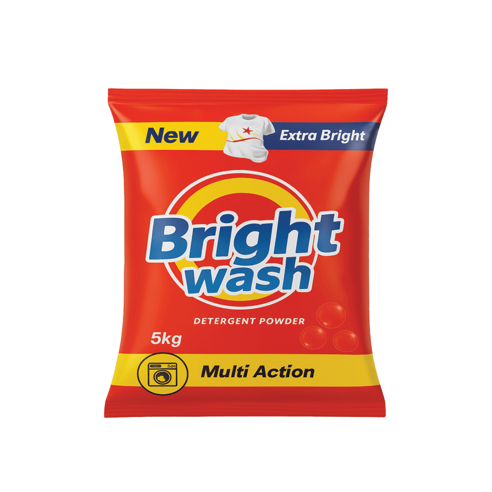 Bright Wash Detergent Powder 5 kg Pouch