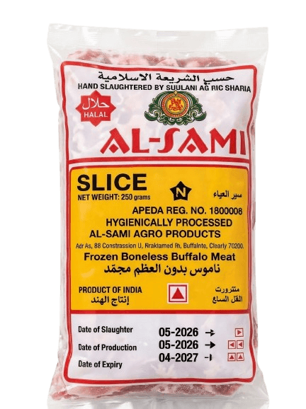 Alsami Beef Slices 900g