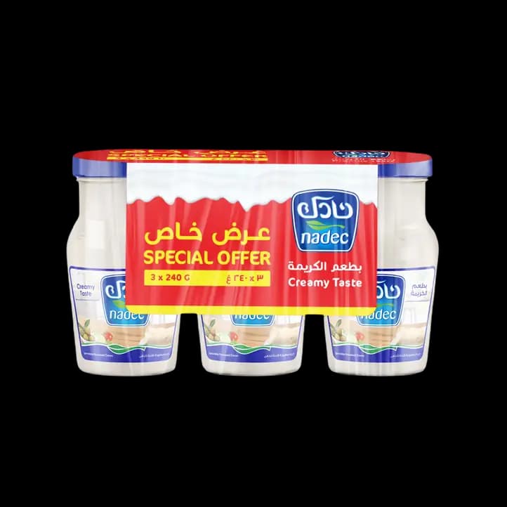 Nadec Cream Cheese 3 x, 240g