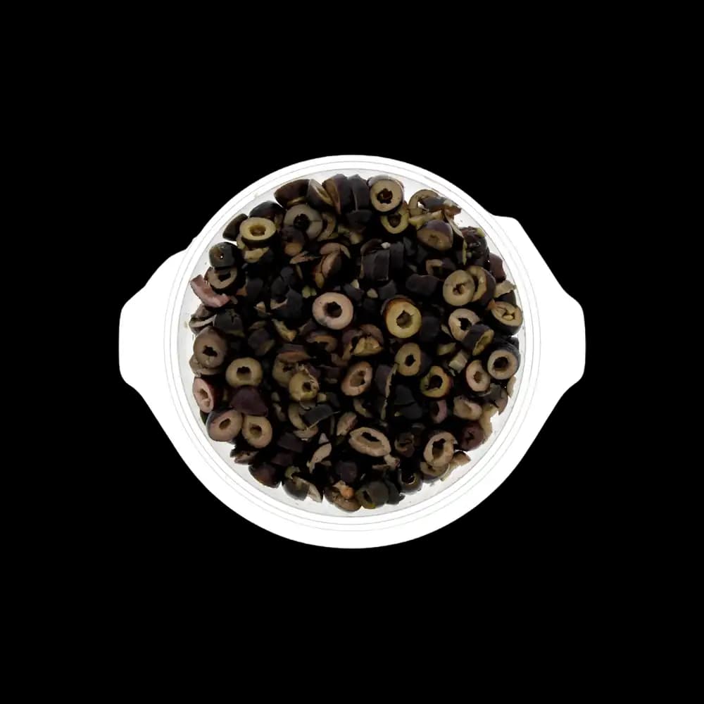 Egyptian Sliced Black Olives, 250g